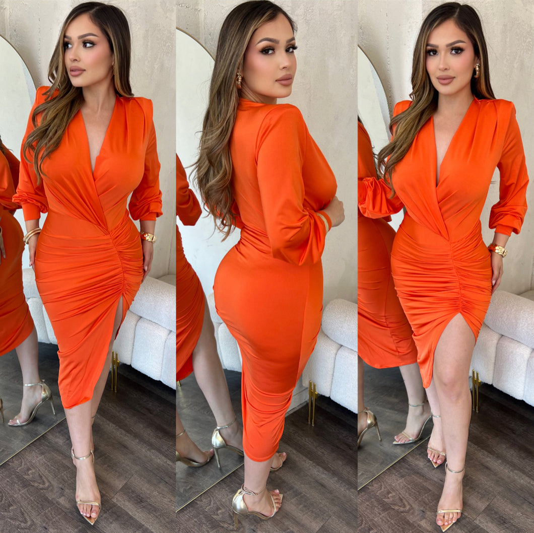 Kenna Dress (Orange)