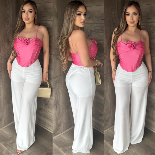 Florecita Top (Pink)