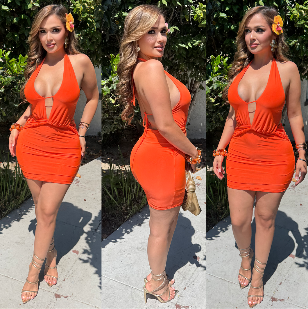 Isla Dress (Orange)