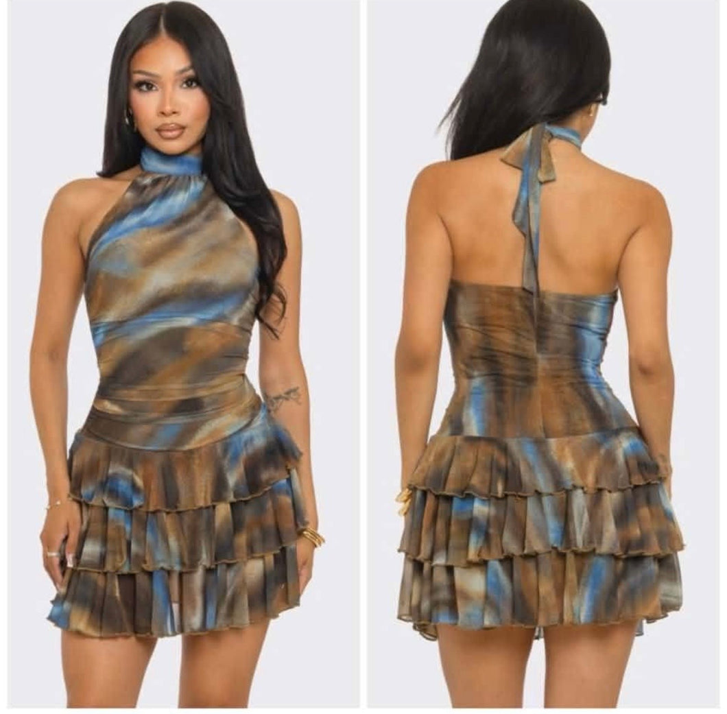 Karol Dress (Blue )