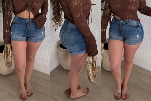Denim Shorts (Light Denim)