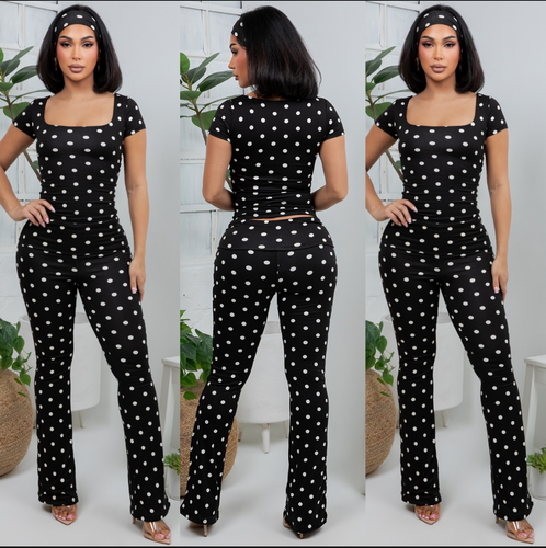 Rosemary 3pc Set (Black)