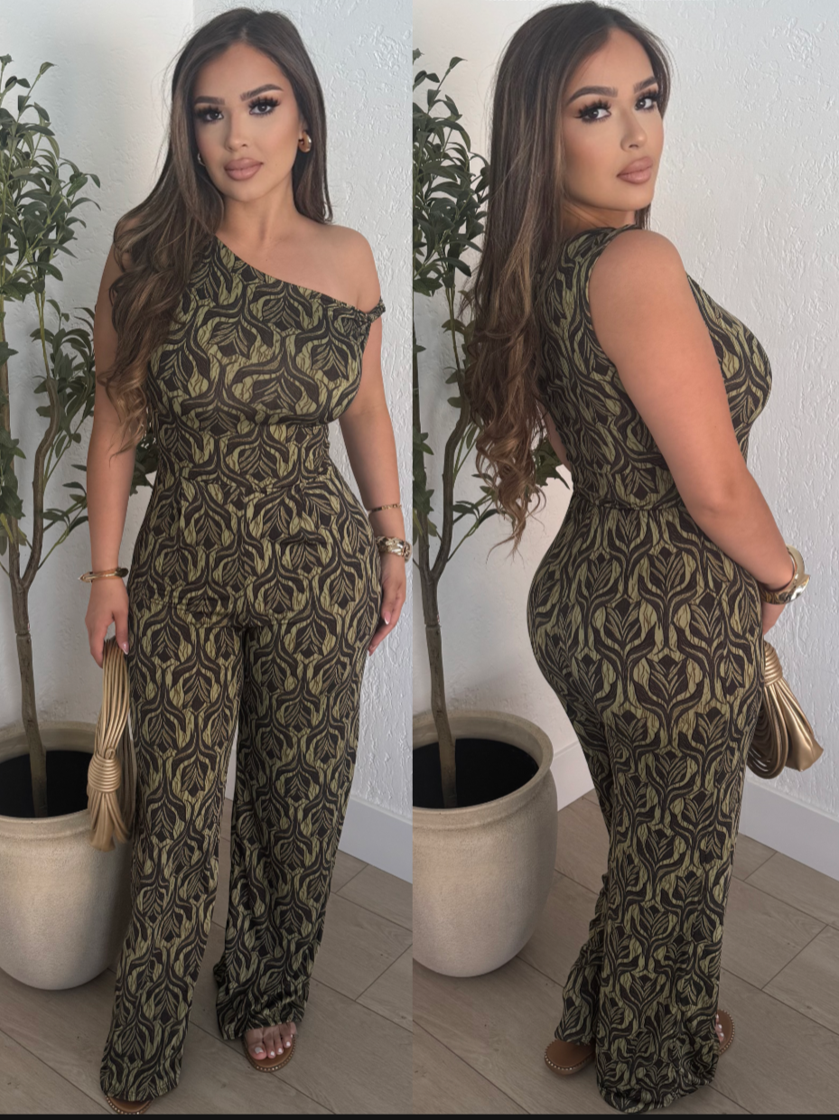 Kassandria Jumpsuit (Green)