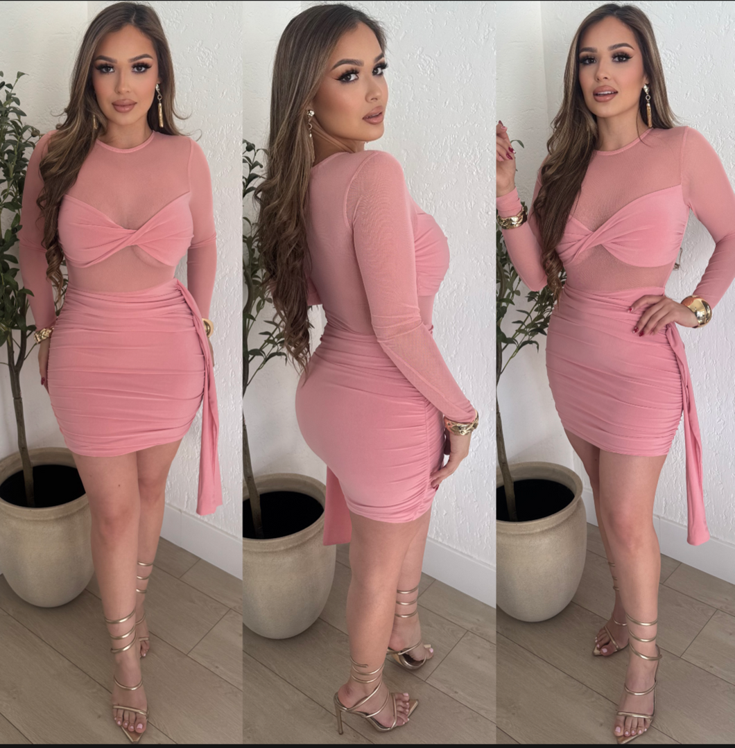 Yamila Dress (Blush)