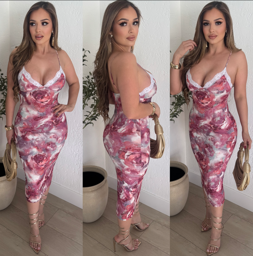 Alexia Dress (Pink)